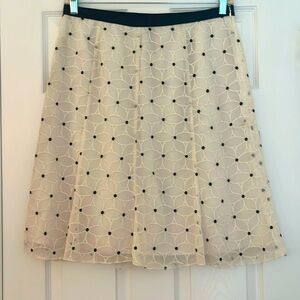 Ann Taylor Floral Embroidered Skirt